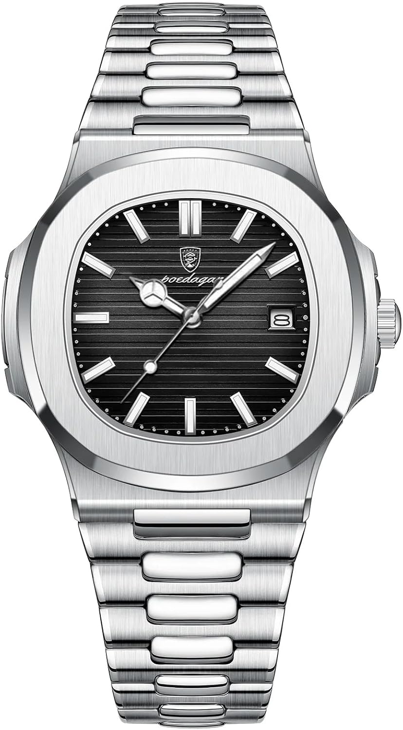 Zegarek męski Poedagar bransoleta , ciemna tarcza