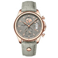 Zegarek męski Poedagar, khaki , chronograf