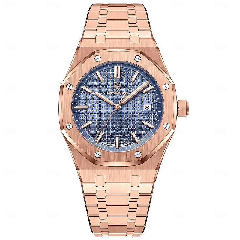 Zegarek męski Paazomu różowe złoto